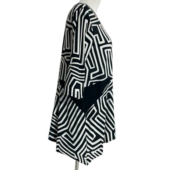 Niche Nilgun Size Medium Top Blouse Abstract Wearable Art - Picture 2 of 5